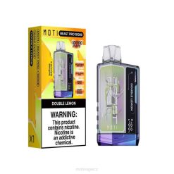 MOTI Beast Pro jednorázový výdej (5 %, 10 000 vdechů) dvojitý citron MOTI elektronická cigareta V48L43