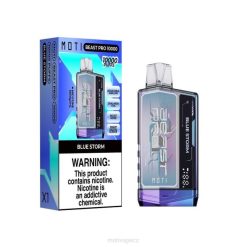 MOTI Beast Pro jednorázový výdej (5 %, 10 000 vdechů) modrá bouře MOTI vape flavors cz V48L38