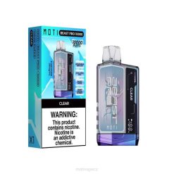 MOTI Beast Pro jednorázový výdej (5 %, 10 000 vdechů) Průhledná MOTI vape cz V48L41