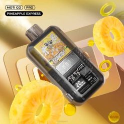 MOTI Go Pro jednorázový výdej (5 %, 12 000 vdechů) ananasový rychlík MOTI vape puffs cz V48L17