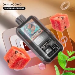 MOTI Go Pro jednorázový výdej (5 %, 12 000 vdechů) meloun máta MOTI cigareta recenze V48L25